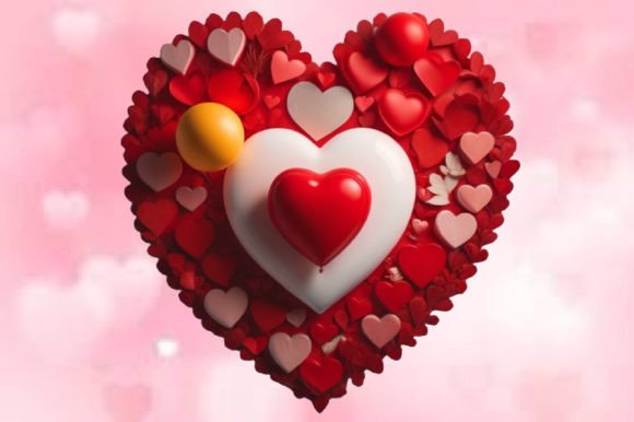 Download Valentine Heart Shape Illustrations - Premium Bundle