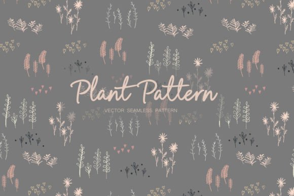 Download Plant Pattern Seamless Pattern Graphic - Plant Collection