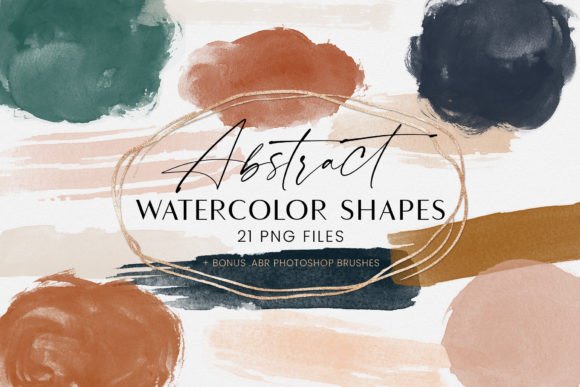 Download Abstract Watercolor Shapes Forms Brushes - Form Collection