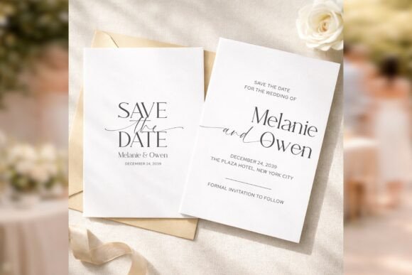Download Elegant Save Date Canva Bd005 - Save date Collection